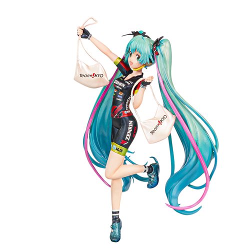 Vocaloid Hatsune Miku Racing Miku 2019 Team UKYO Cheering Version Banpresto Chronicle Espresto est Print & Hair Statue