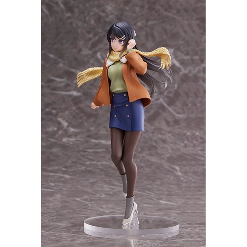 Rascal Does Not Dream of a Dreaming Girl Mai Sakurajima Winter Wear Version Coreful Prize Statue