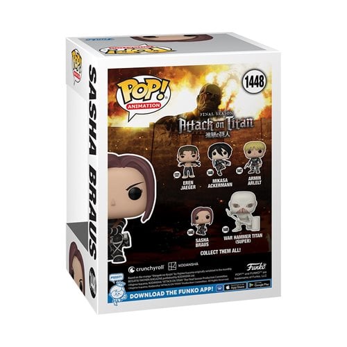 Attack on Titan Sasha Braus Funko Pop! Vinyl Figure #1448