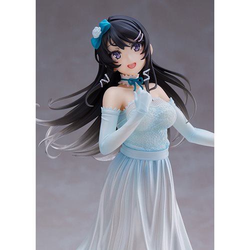 Rascal Does Not Dream of Bunny Girl Senpai Mai Sakurajima Party Dress Version Coreful Statue