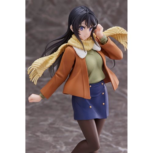 Rascal Does Not Dream of a Dreaming Girl Mai Sakurajima Winter Wear Version Coreful Prize Statue