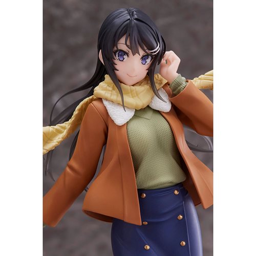 Rascal Does Not Dream of a Dreaming Girl Mai Sakurajima Winter Wear Version Coreful Prize Statue