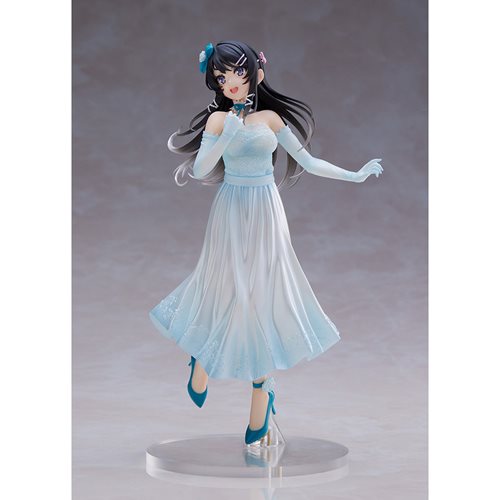 Rascal Does Not Dream of Bunny Girl Senpai Mai Sakurajima Party Dress Version Coreful Statue