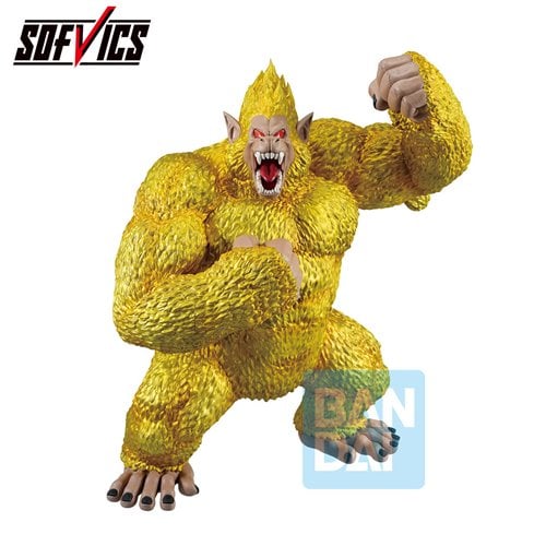 Dragon Ball GT Golden Great Ape Goku Vs Omnibus Ultimate Ichibansho Statue