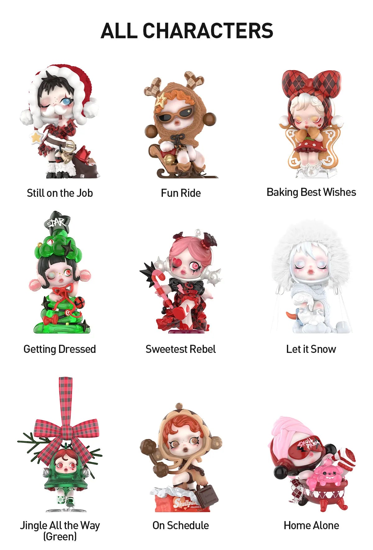 SKULLPANDA Tell Me What You Want Series Figures Blind Box