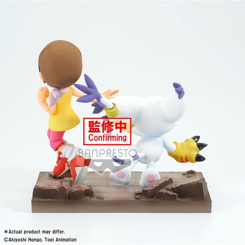 Digimon Adventure Hikari and Tailmon DXF Adventure Archives Statue