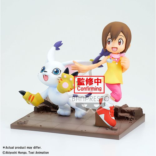 Digimon Adventure Hikari and Tailmon DXF Adventure Archives Statue