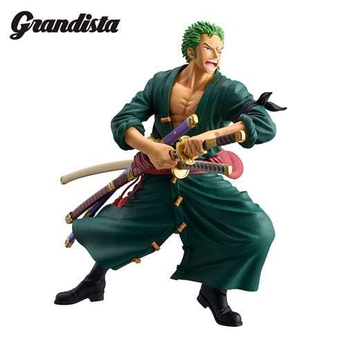 One Piece Roronoa Zoro Grandista Statue