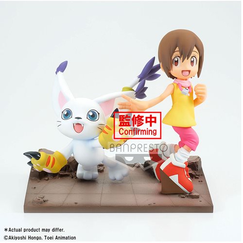 Digimon Adventure Hikari and Tailmon DXF Adventure Archives Statue