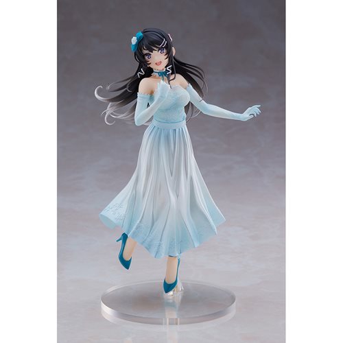 Rascal Does Not Dream of Bunny Girl Senpai Mai Sakurajima Party Dress Version Coreful Statue