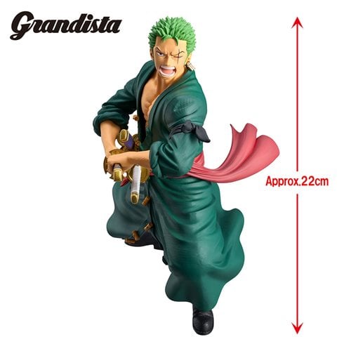 One Piece Roronoa Zoro Grandista Statue