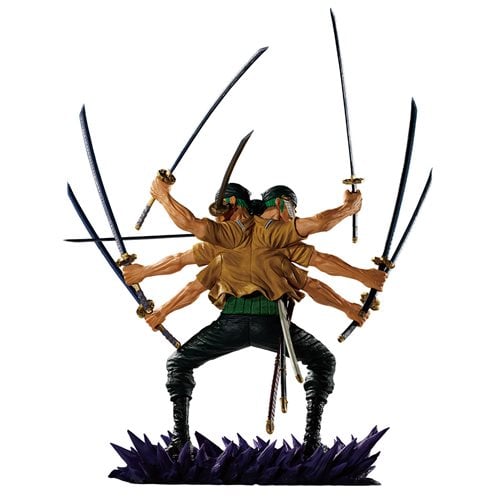 One Piece Roronoa Zoro Genealogy of Swordsman's Soul Ichibansho Statue