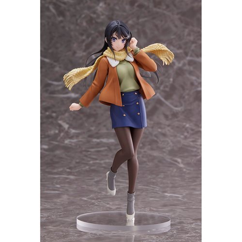 Rascal Does Not Dream of a Dreaming Girl Mai Sakurajima Winter Wear Version Coreful Prize Statue