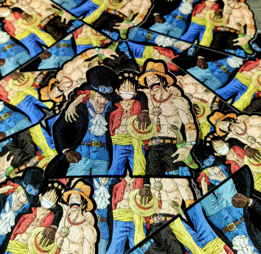 Luffy, Sabo, Ace (Mini Full Reflective)