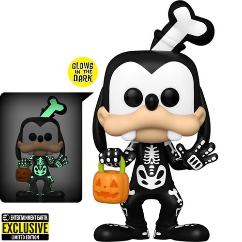 Disney Skeleton Goofy Glow-in-the-Dark Pop! Vinyl Figure - Entertainment Earth Exclusive