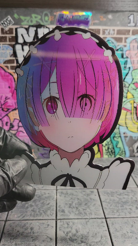 Rem & Ram (3D Sticker)